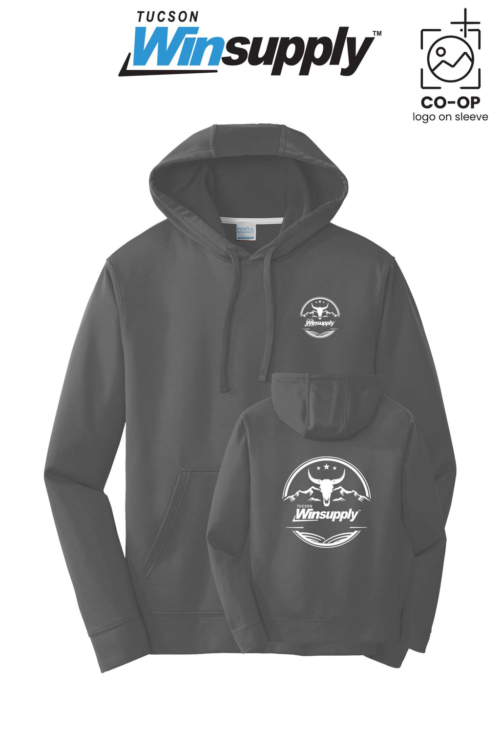 Port & Co™ Performance Fleece Pullover Hooded Sweatshirt - Winsupply Tucson AZ