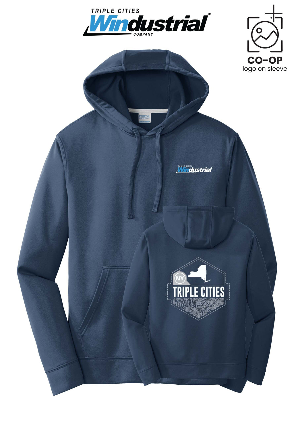 Port & Co™ Performance Fleece Pullover Hooded Sweatshirt - Windustrial Triple Cities