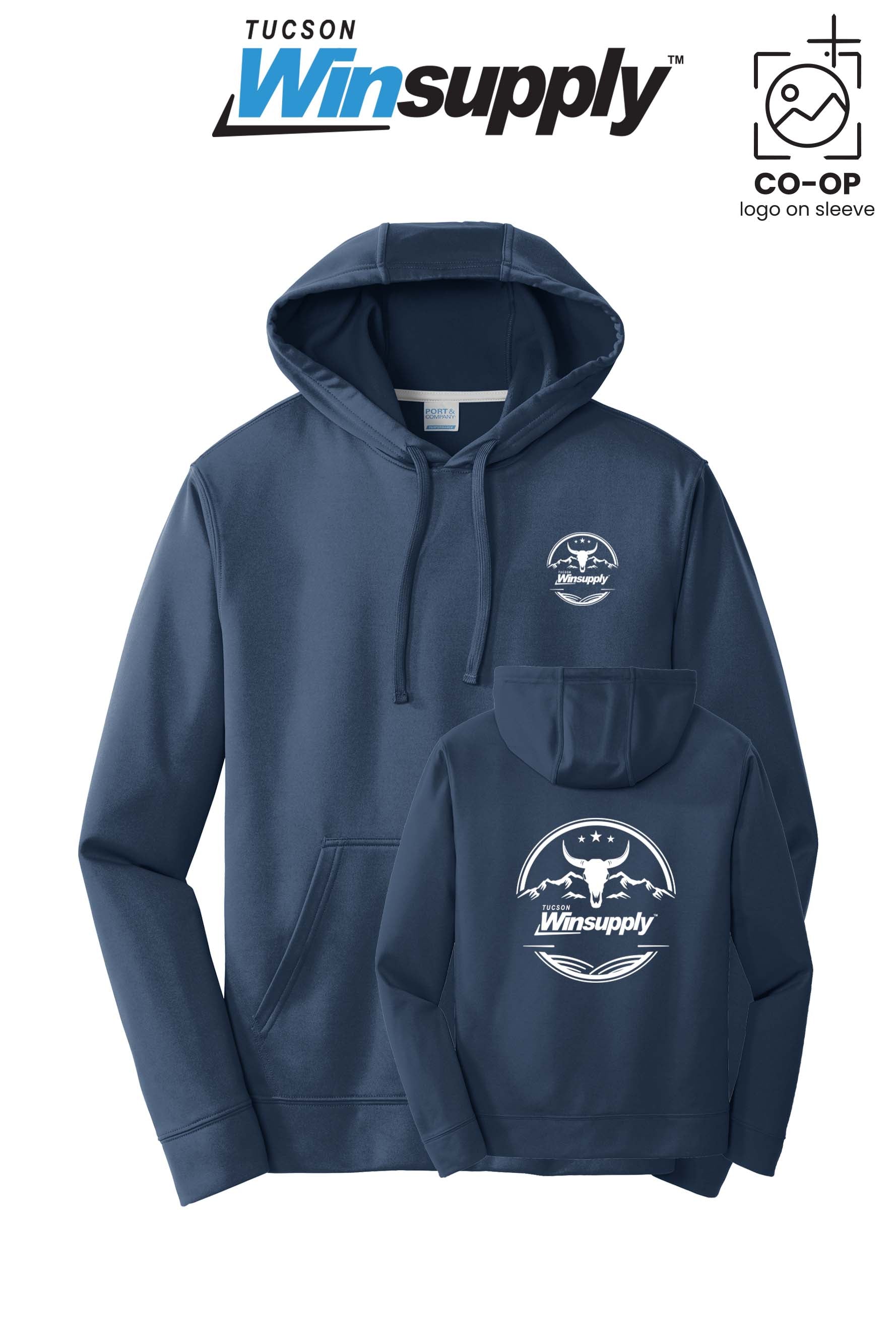 Port & Co™ Performance Fleece Pullover Hooded Sweatshirt - Winsupply Tucson AZ