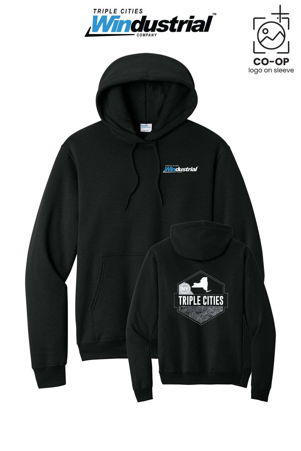 Port & Co™ Core Fleece Pullover Hooded Sweatshirt - Windustrial Triple Cities