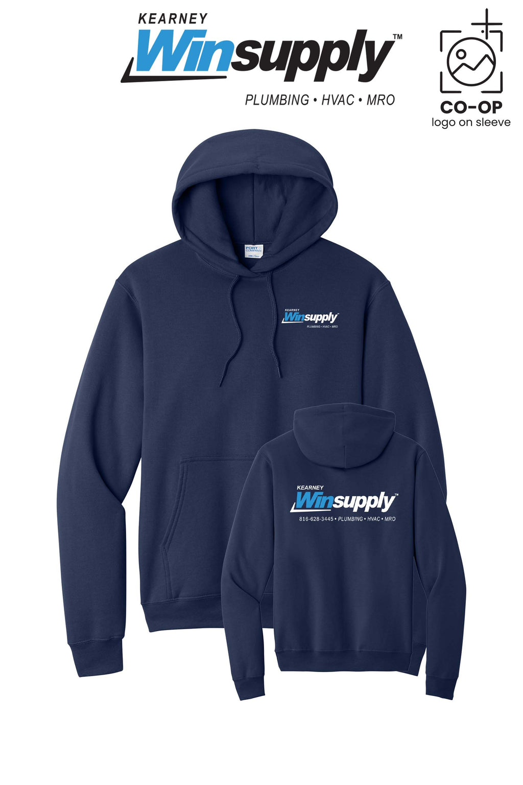 Port & Co™ Core Fleece Pullover Hooded Sweatshirt - Kearney Winsupply