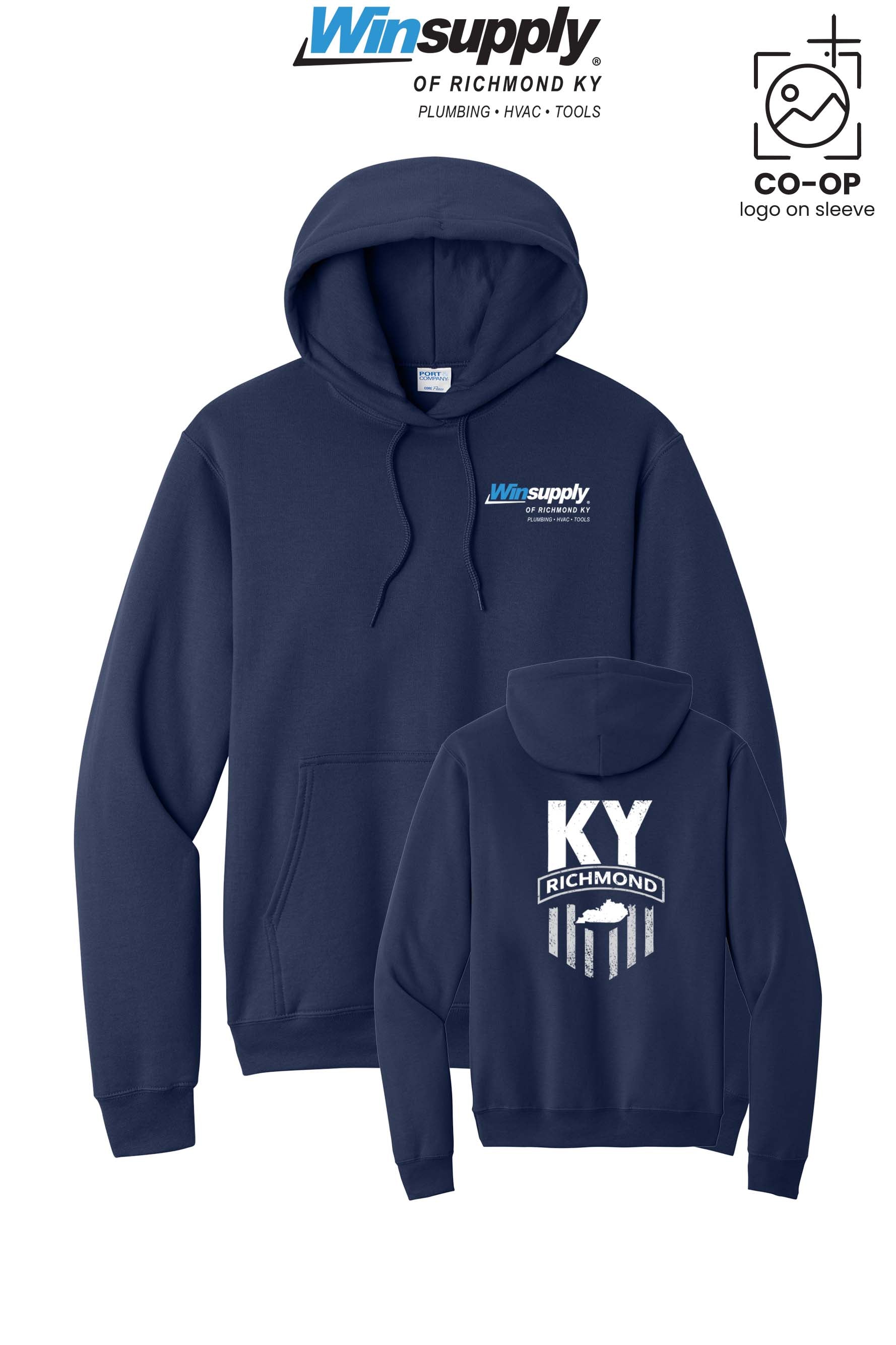 Port & Co™ Core Fleece Pullover Hooded Sweatshirt - Winsupply of Richmond KY