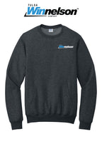 Port & Co® Core Fleece Crewneck Pocket Sweatshirt - Tulsa Winnelson