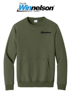 Port & Co® Core Fleece Crewneck Pocket Sweatshirt - Tulsa Winnelson