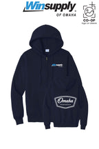 Port & Co™ Core Fleece Full-Zip Hooded Sweatshirt - Winsupply of Omaha