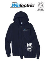 Port & Co™ Core Fleece Full-Zip Hooded Sweatshirt - Omaha Winlectric