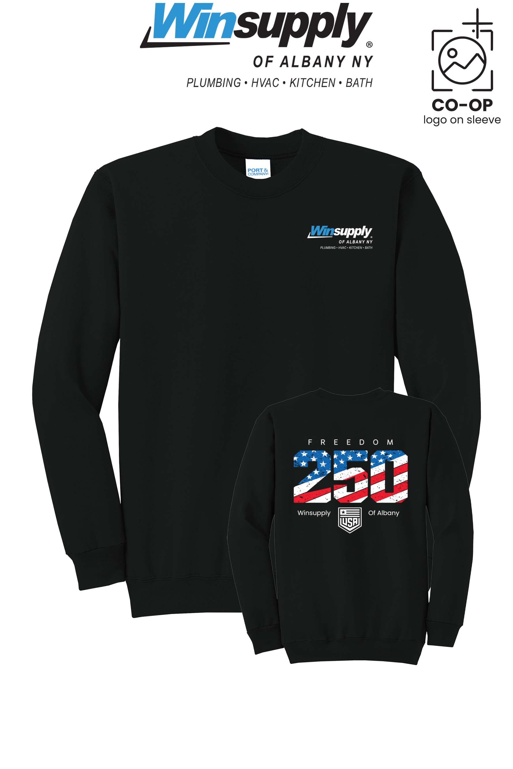 Port & Co™ Core Fleece Crewneck Sweatshirt - Winsupply of Albany NY