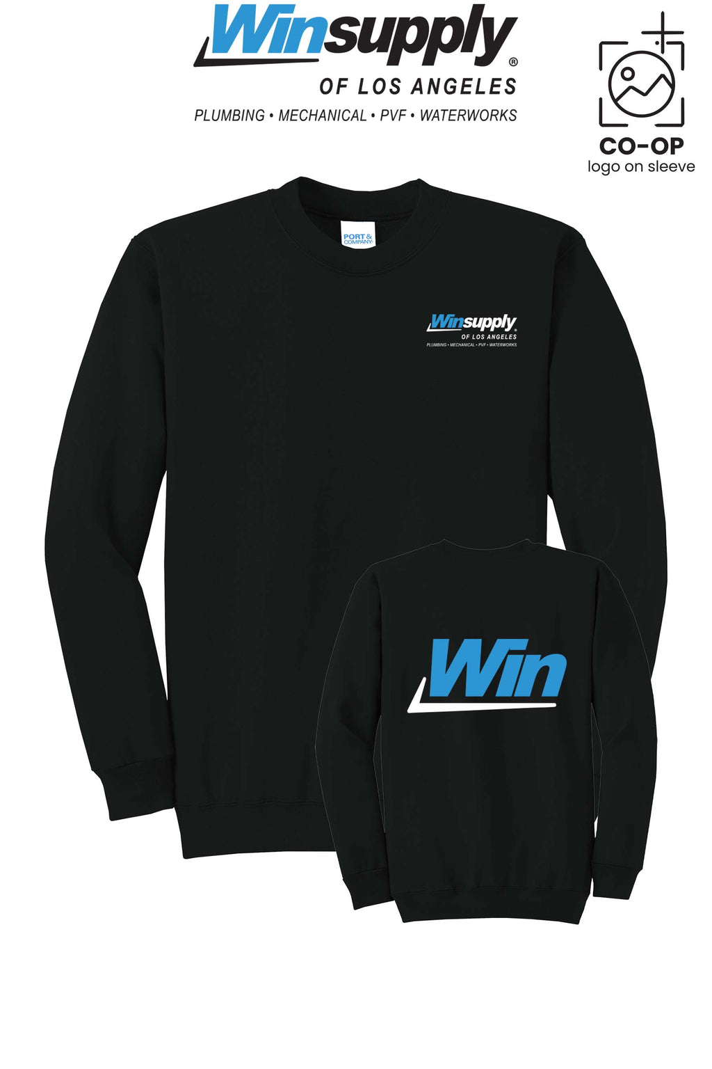 Port & Co™ Core Fleece Crewneck Sweatshirt - Winsupply of Los Angeles