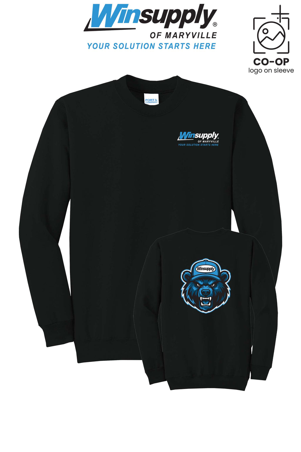 Port & Co™ Core Fleece Crewneck Sweatshirt - Winsupply of Maryville
