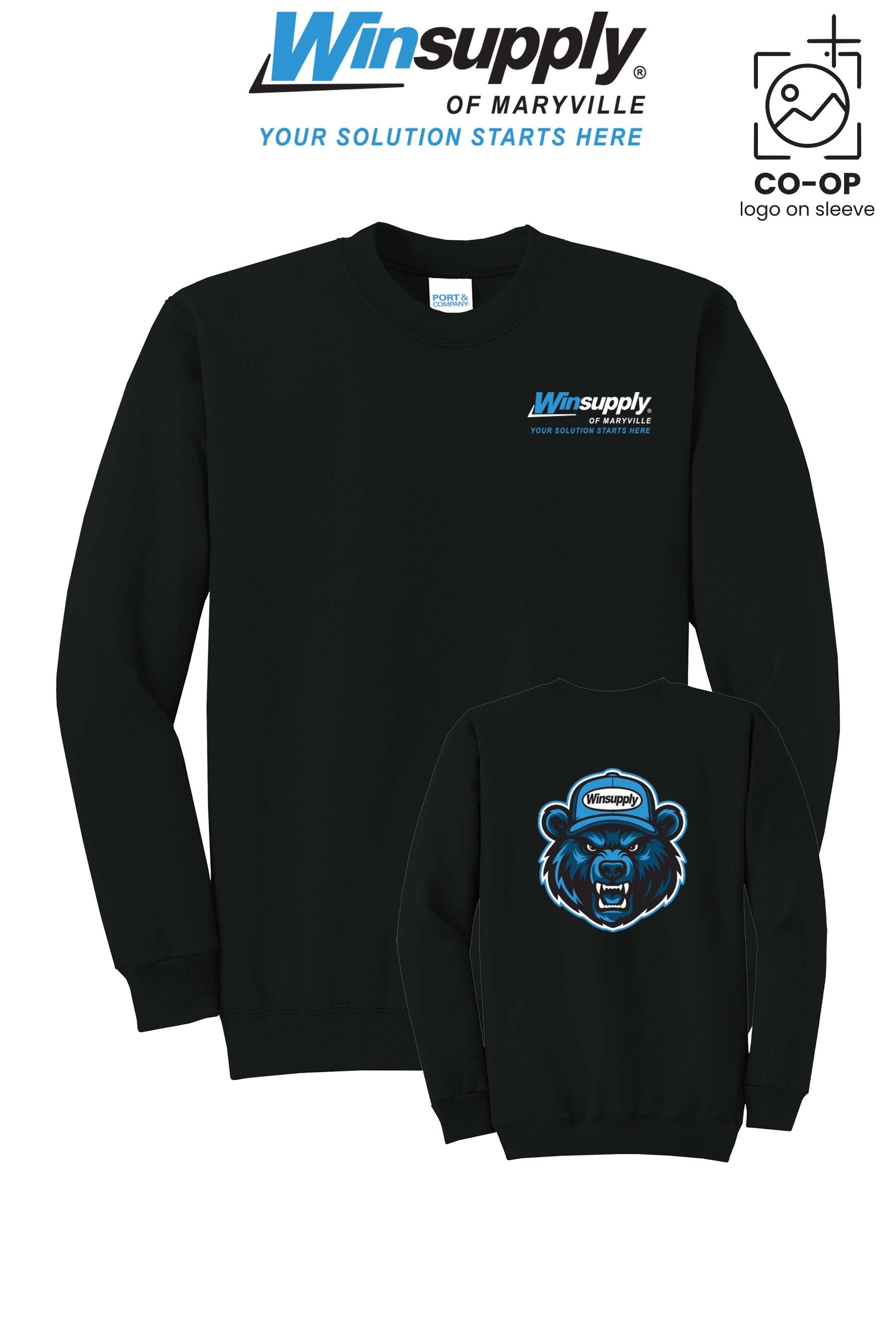 Port & Co™ Core Fleece Crewneck Sweatshirt - Winsupply of Maryville