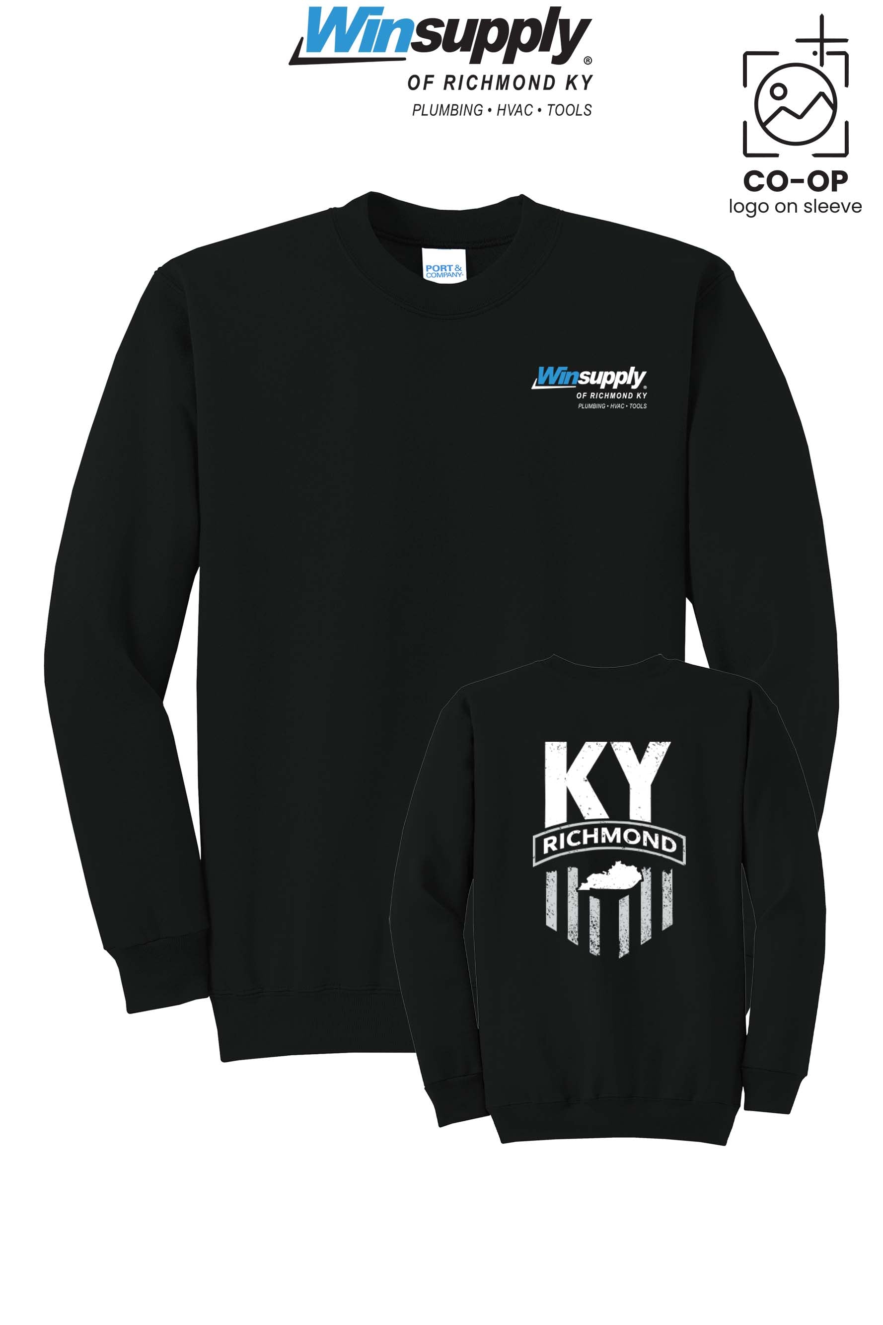Port & Co™ Core Fleece Crewneck Sweatshirt - Winsupply of Richmond KY