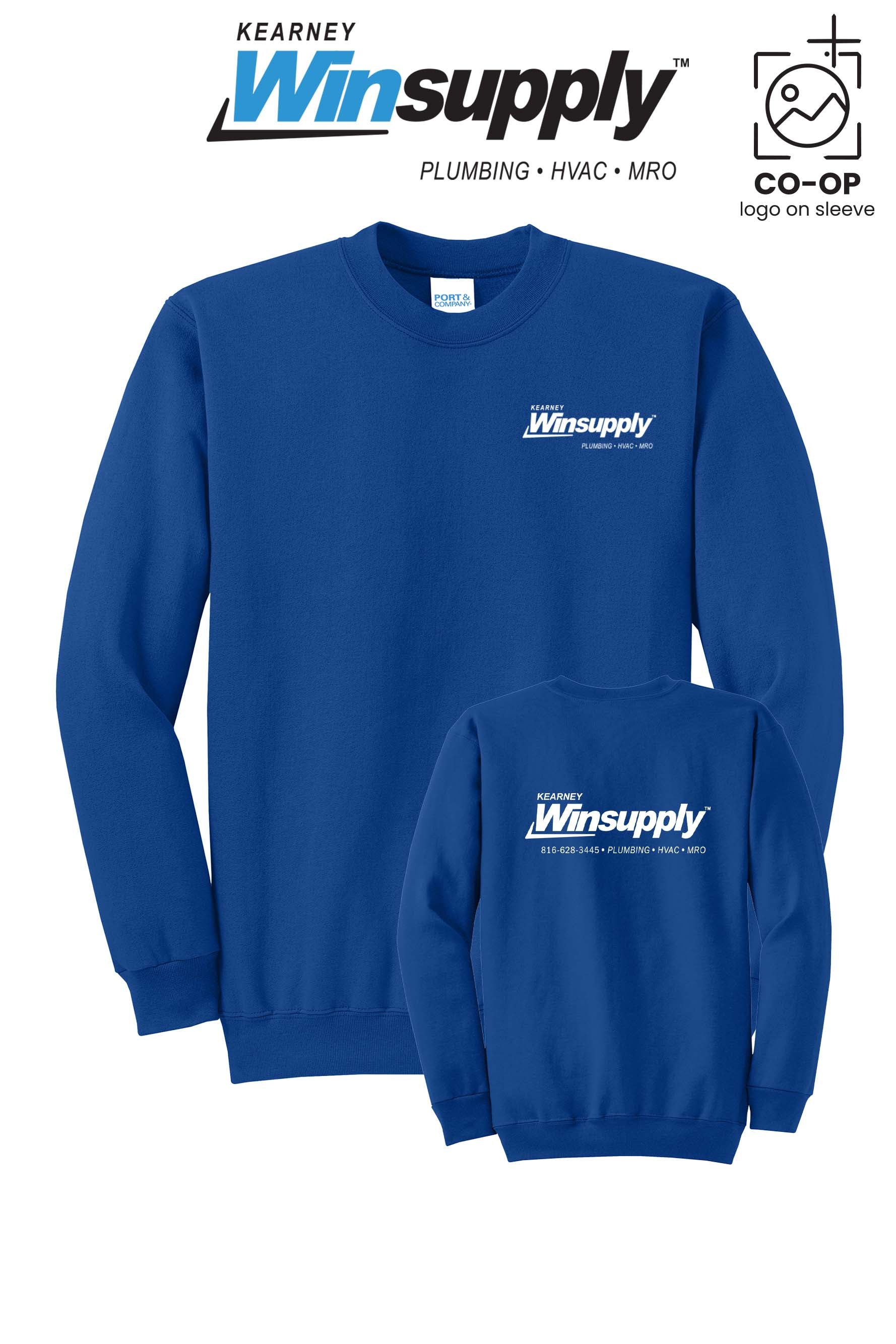 Port & Co™ Core Fleece Crewneck Sweatshirt - Kearney Winsupply