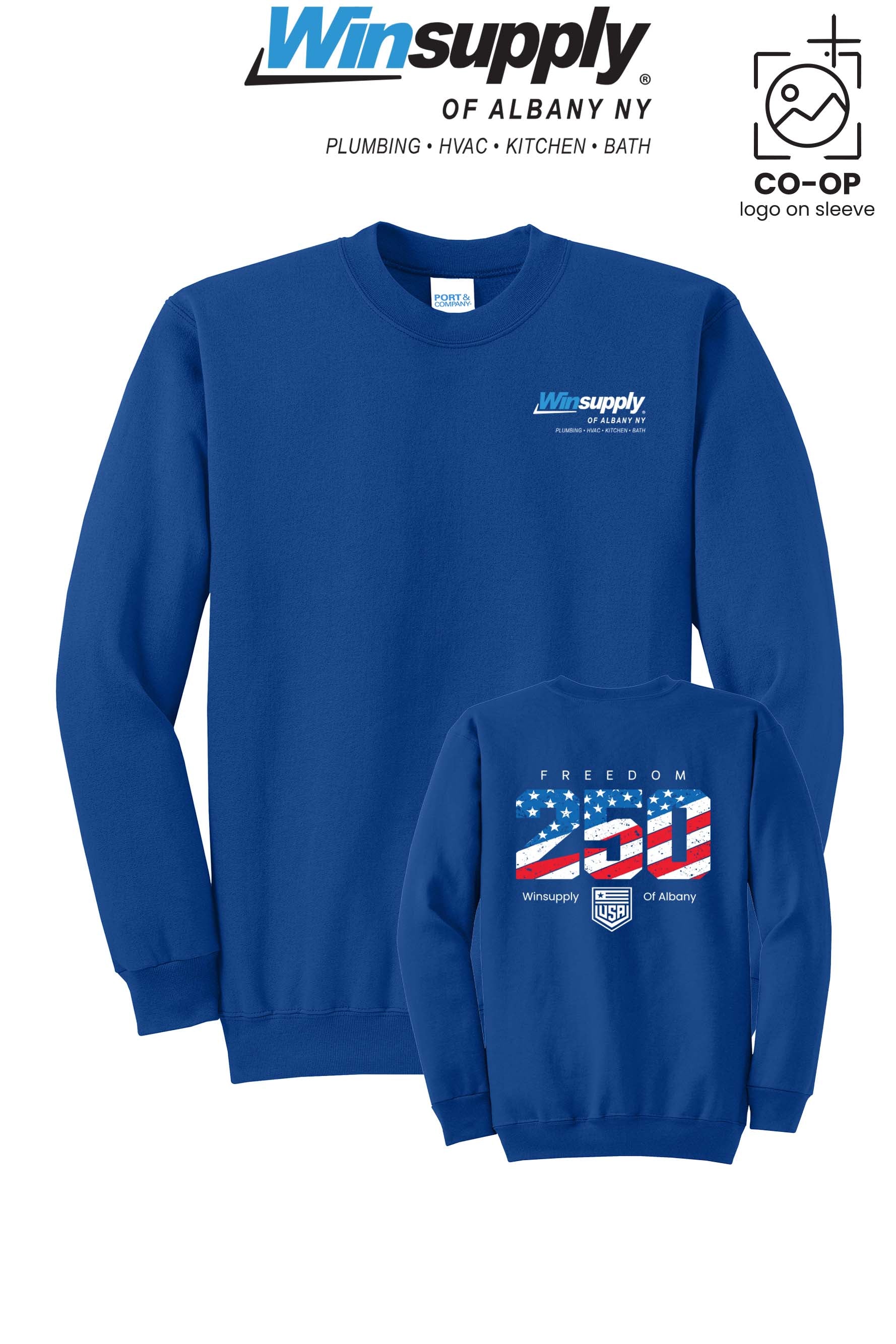 Port & Co™ Core Fleece Crewneck Sweatshirt - Winsupply of Albany NY