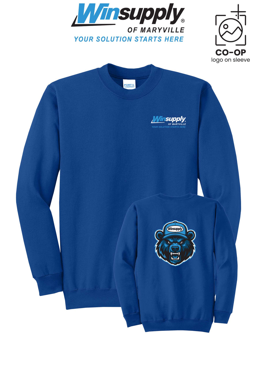 Port & Co™ Core Fleece Crewneck Sweatshirt - Winsupply of Maryville