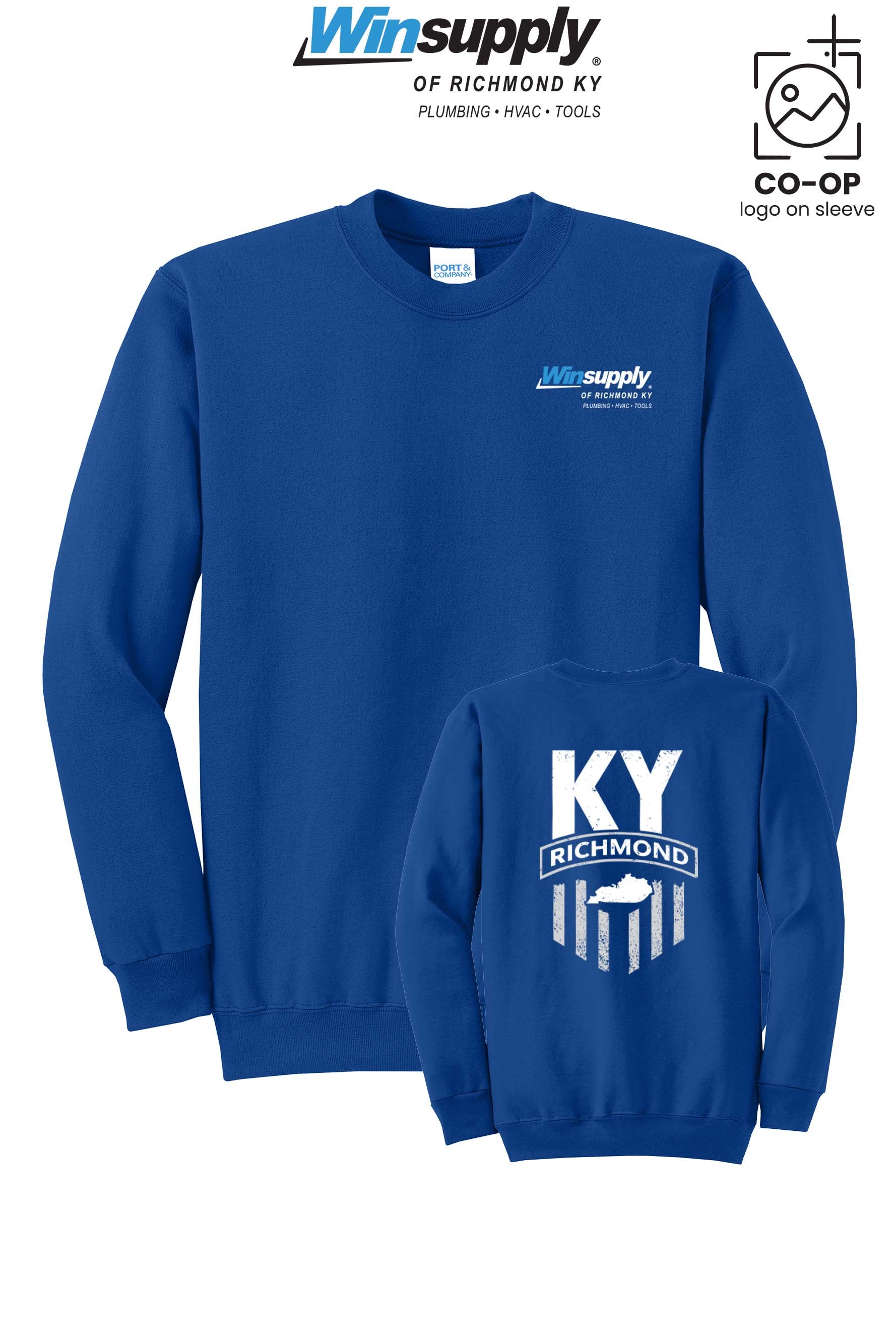 Port & Co™ Core Fleece Crewneck Sweatshirt - Winsupply of Richmond KY