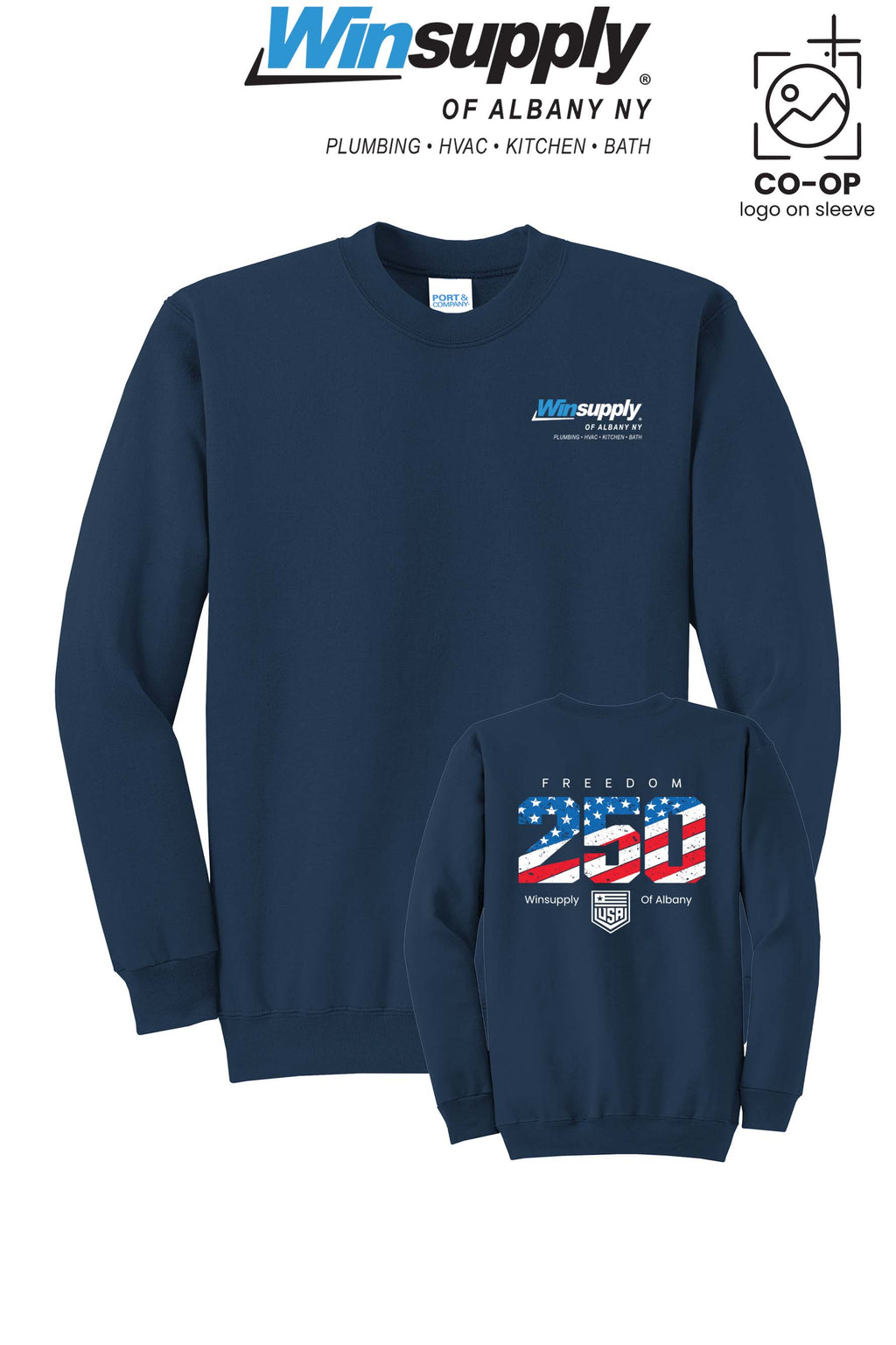 Port & Co™ Core Fleece Crewneck Sweatshirt - Winsupply of Albany NY