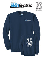 Port & Co™ Core Fleece Crewneck Sweatshirt - Omaha Winlectric