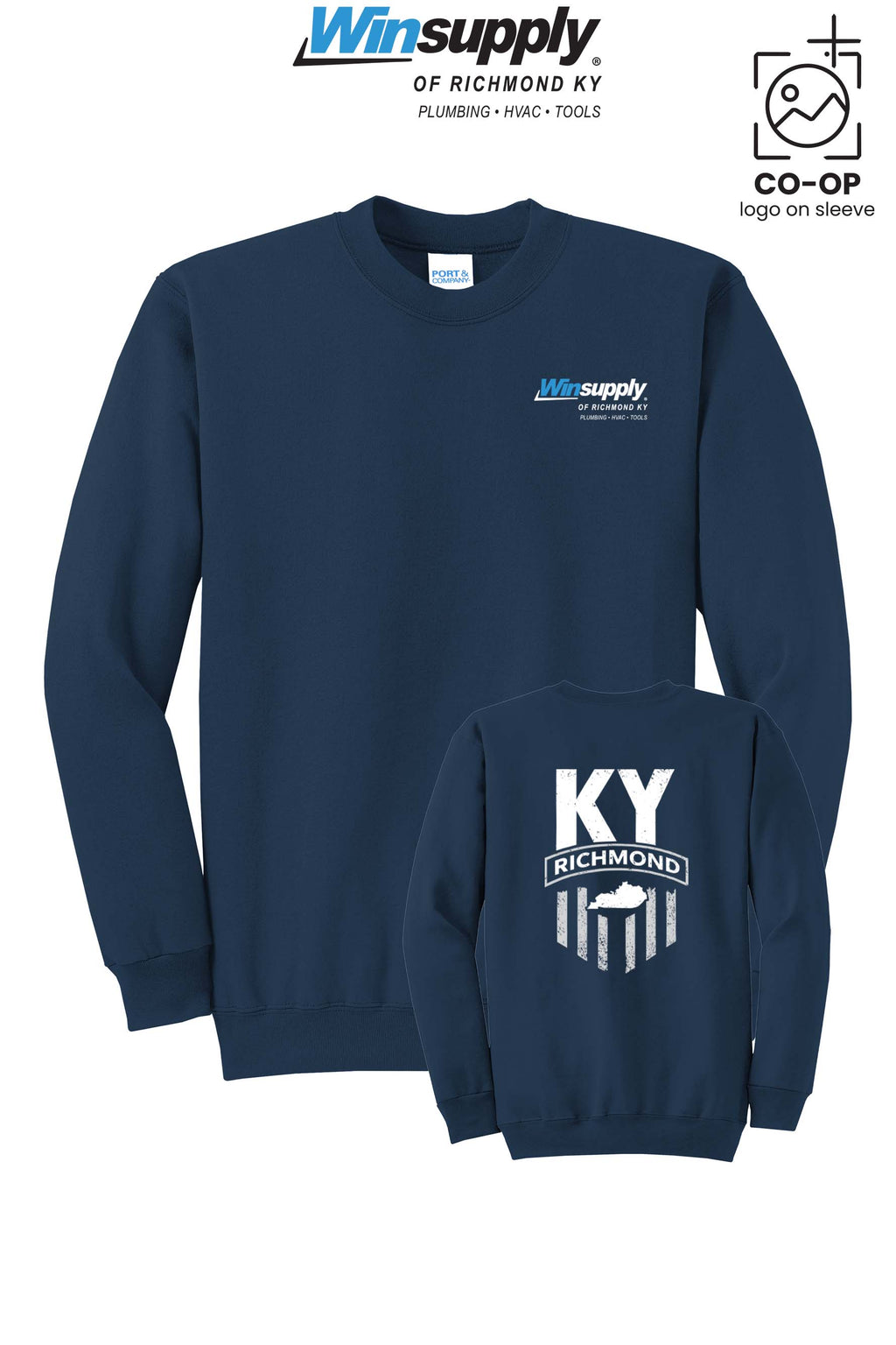 Port & Co™ Core Fleece Crewneck Sweatshirt - Winsupply of Richmond KY