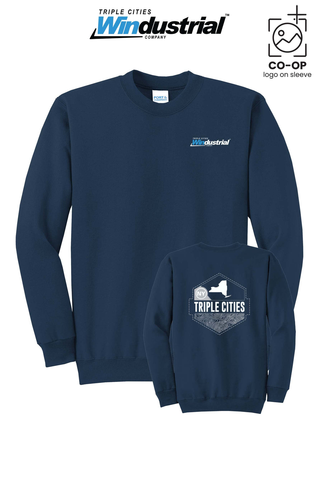 Port & Co™ Core Fleece Crewneck Sweatshirt - Windustrial Triple Cities