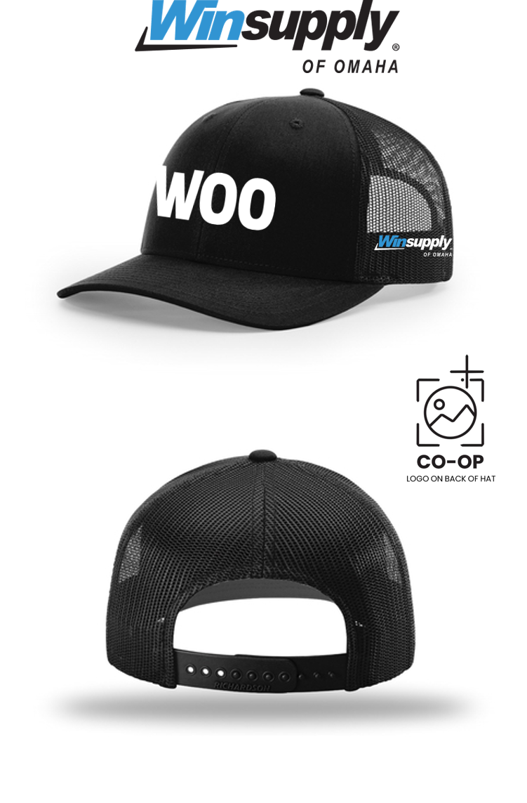 WOO Richardson 112 Trucker Cap - Winsupply of Omaha **SPECIAL**