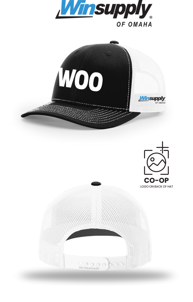 WOO Richardson 112 Trucker Cap - Winsupply of Omaha **SPECIAL**