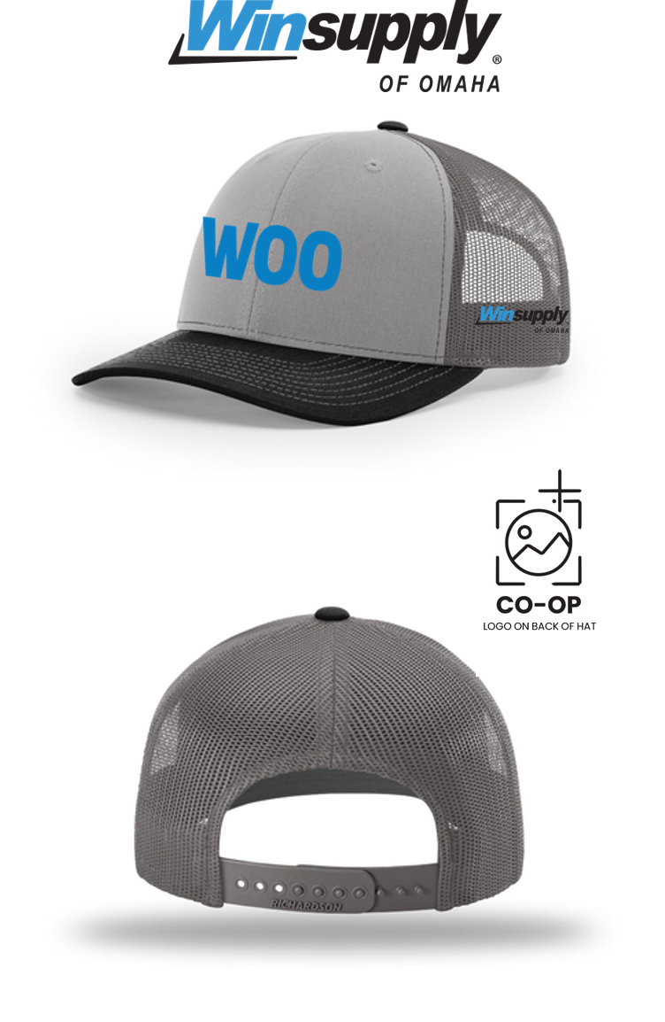 WOO Richardson 112 Trucker Cap - Winsupply of Omaha **SPECIAL**