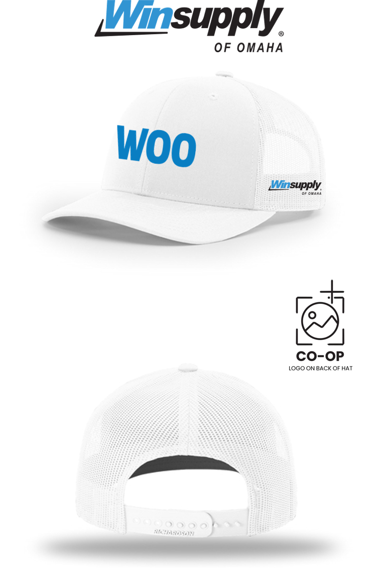 WOO Richardson 112 Trucker Cap - Winsupply of Omaha **SPECIAL**