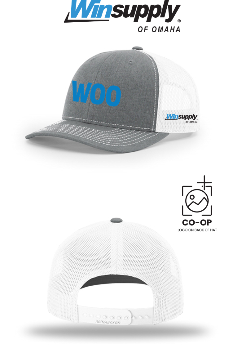WOO Richardson 112 Trucker Cap - Winsupply of Omaha **SPECIAL**