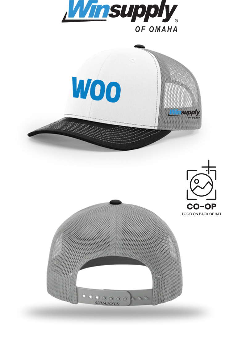 WOO Richardson 112 Trucker Cap - Winsupply of Omaha **SPECIAL**