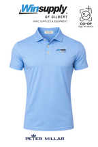 Peter Millar Mens Solid Performance Polo - Self Collar - Winsupply of Gilbert