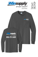 Long Sleeve Essential Pocket Tee - Winsupply Bay County FL