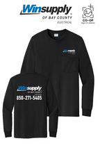 Long Sleeve Essential Pocket Tee - Winsupply Bay County FL