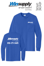 Long Sleeve Essential Pocket Tee - Winsupply Bay County FL
