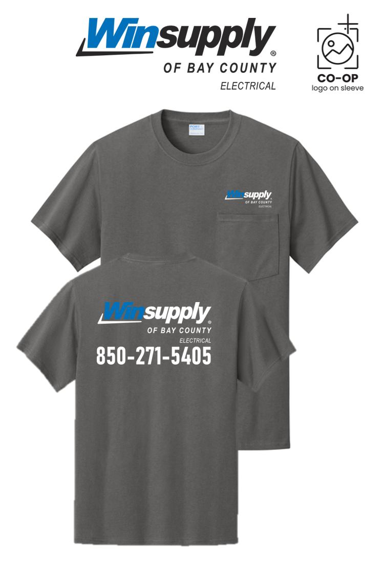 Short Sleeve Essential Pocket Tee - Winsupply Bay County FL