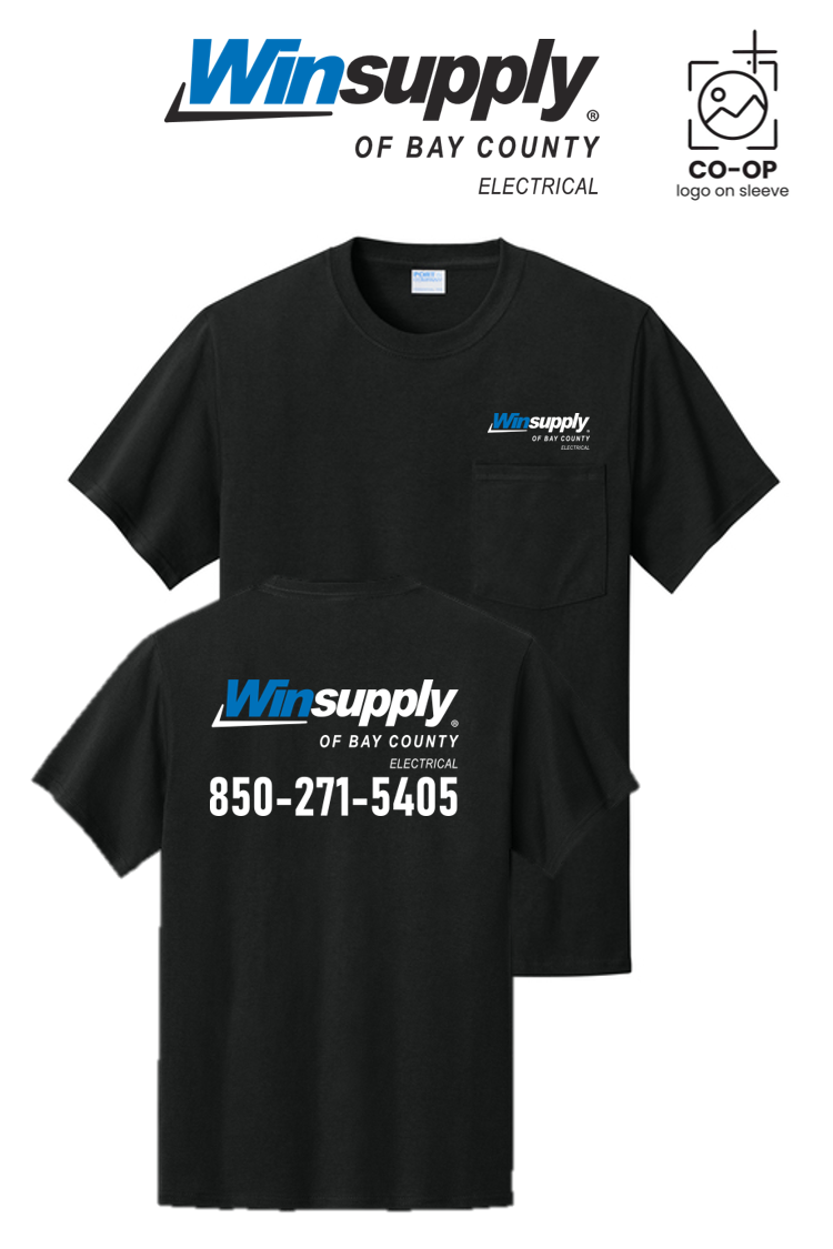 Short Sleeve Essential Pocket Tee - Winsupply Bay County FL