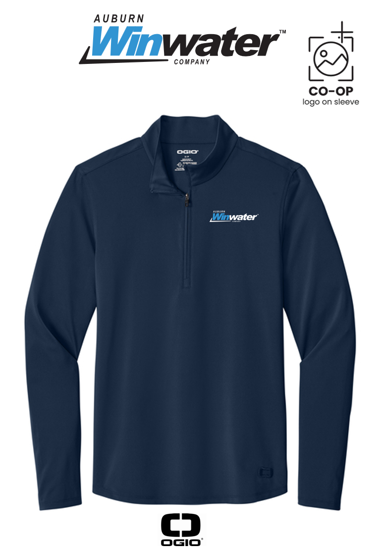 OGIO® Regain 1/4-Zip - Auburn Winwater