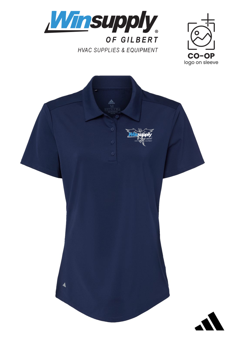 Adidas Women's Ultimate365 Solid Polo - Winsupply of Gilbert