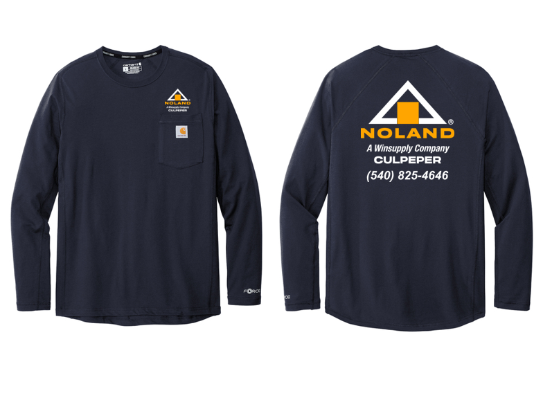 Carhartt Force® Long Sleeve Pocket T-Shirt - Culpeper Noland