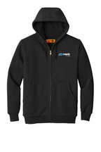 Heavyweight Full-Zip Hooded Sweatshirt with Thermal Lining - Winsupply of Fargo