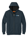 Heavyweight Full-Zip Hooded Sweatshirt with Thermal Lining - Winsupply of Fargo