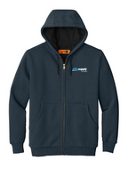 Heavyweight Full-Zip Hooded Sweatshirt with Thermal Lining - Winsupply of Fargo