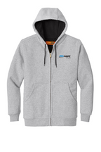 Heavyweight Full-Zip Hooded Sweatshirt with Thermal Lining - Winsupply of Fargo