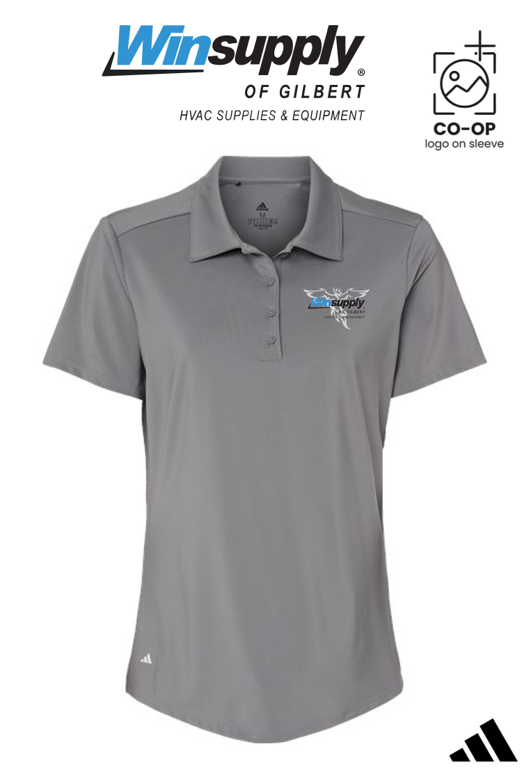Adidas Women's Ultimate365 Solid Polo - Winsupply of Gilbert