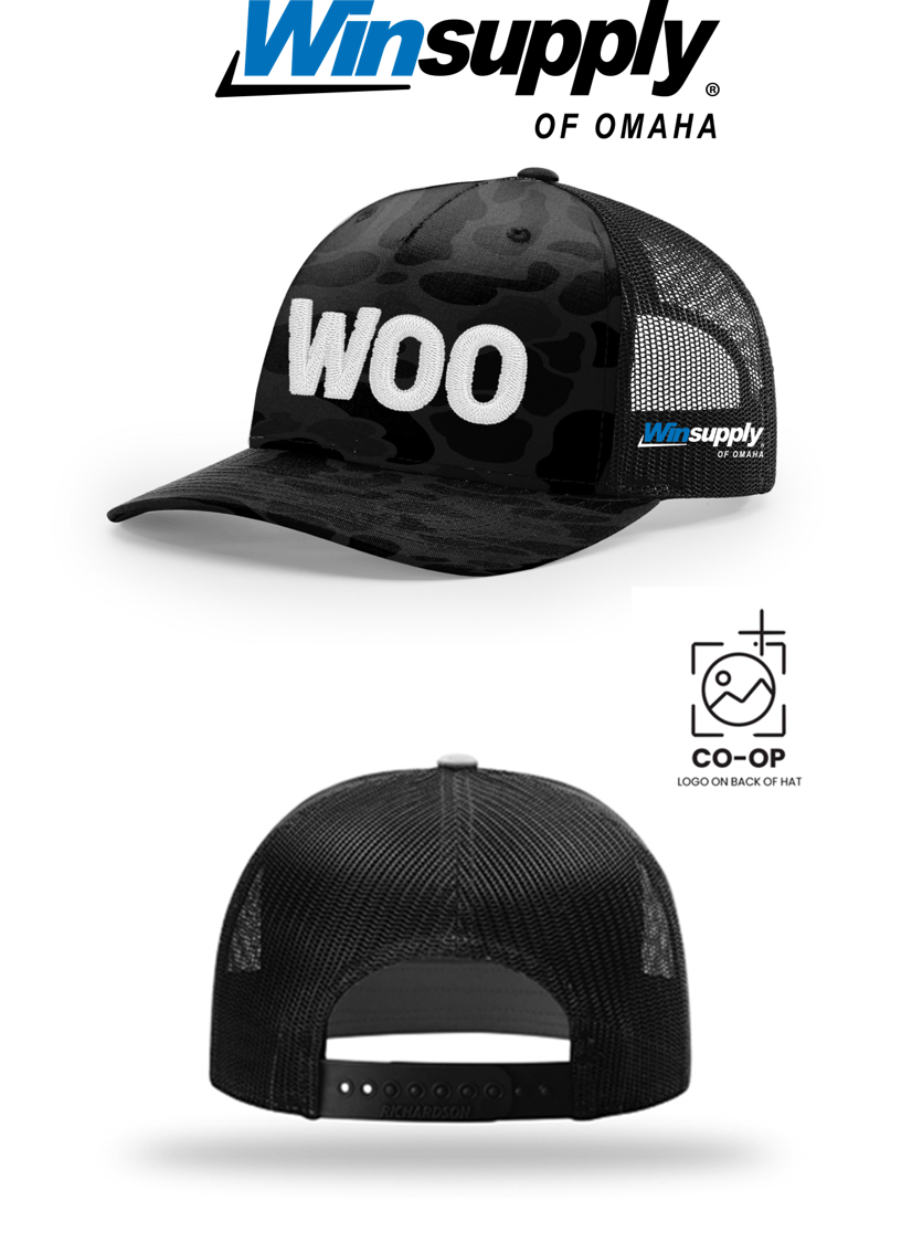 WOO Richardson 112PFP Printed Five-Panel Trucker - Winsupply of Omaha **SPECIAL**