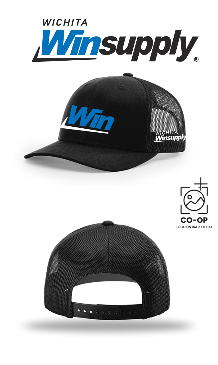 WIN Richardson 112 Trucker Cap - Wichita Winsupply ** SPECIAL**