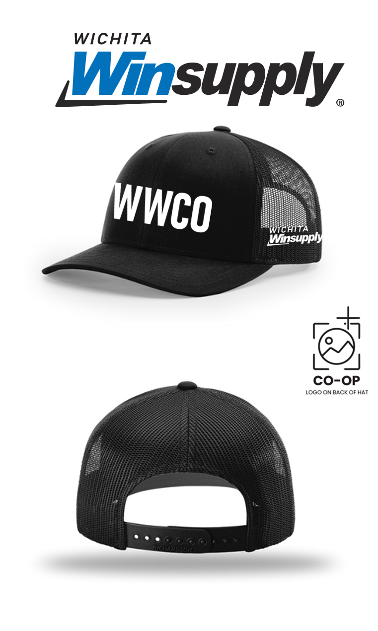 WWCO Richardson 112 Trucker Cap - Wichita Winsupply ** SPECIAL**