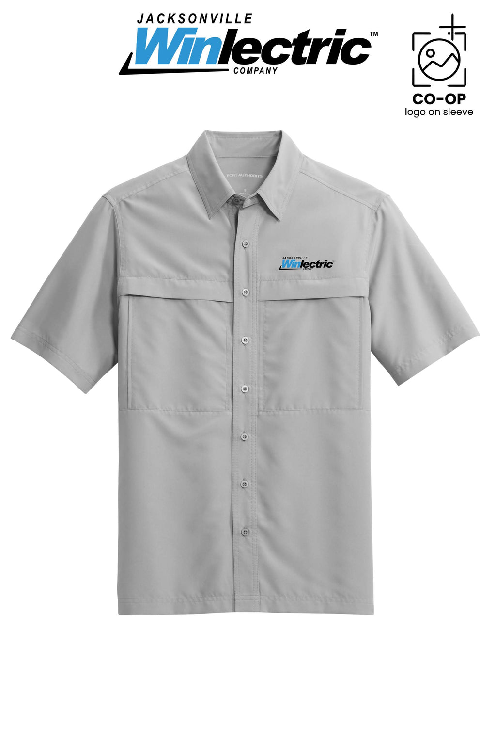 Port Authority® Short Sleeve UV Daybreak Shirt - Jacksonville Winlectric