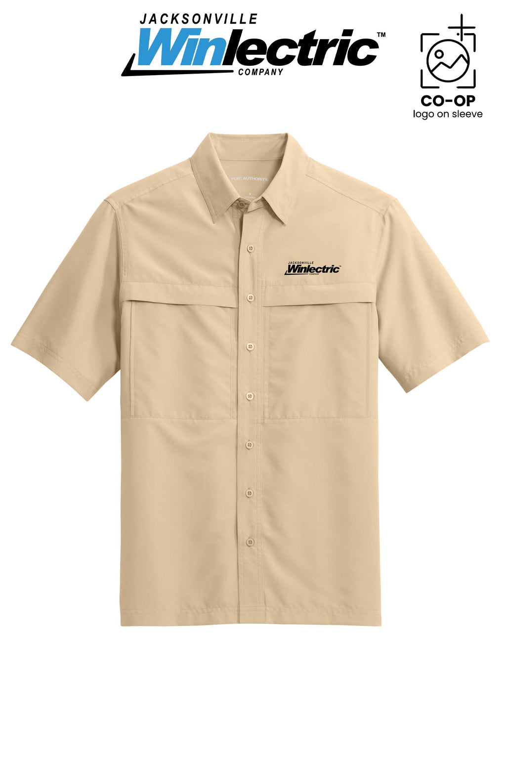 Port Authority® Short Sleeve UV Daybreak Shirt - Jacksonville Winlectric