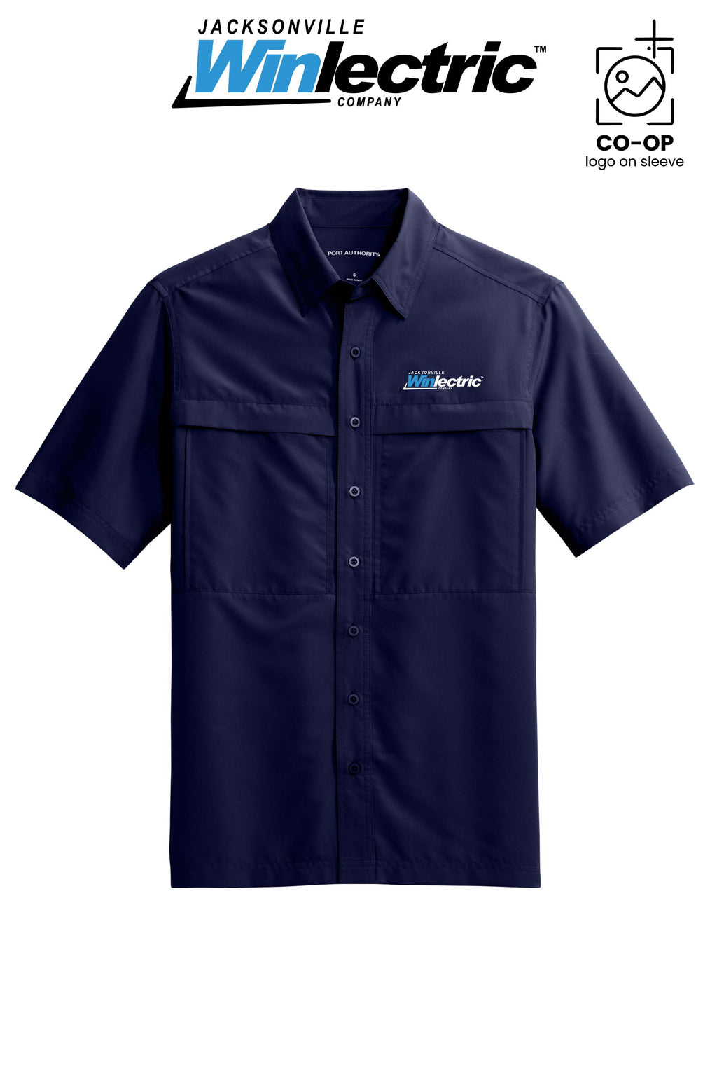 Port Authority® Short Sleeve UV Daybreak Shirt - Jacksonville Winlectric