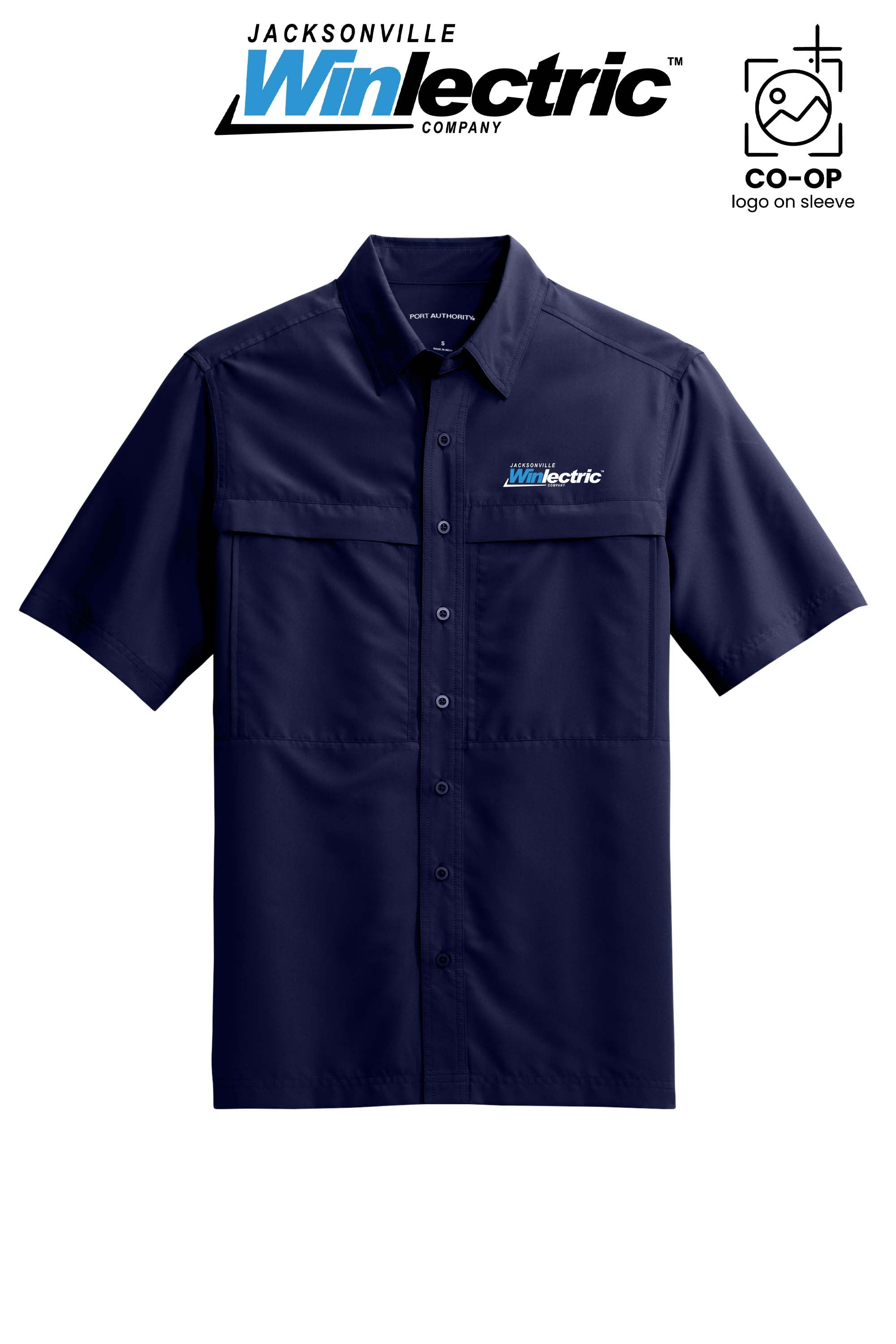 Port Authority® Short Sleeve UV Daybreak Shirt - Jacksonville Winlectric